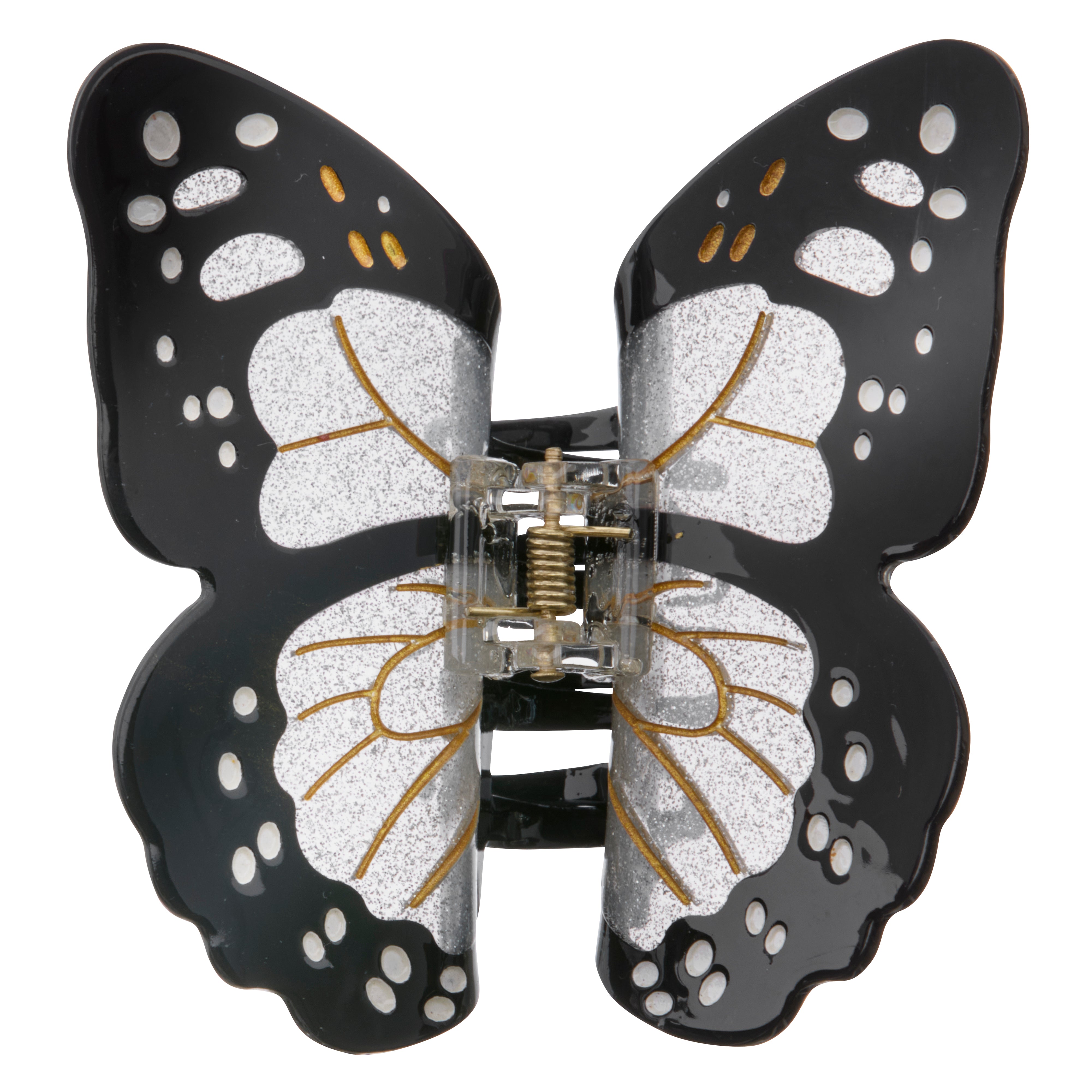 Monarch Butterfly hårklemme - sølvfarvet